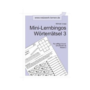 Mini-Lernbingos Wörterrätsel 3