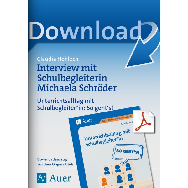Interview mit Schulbegleiterin Michaela Schröder