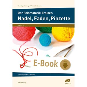 Nadel, Faden, Pinzette - Der Feinmotorik-Trainer