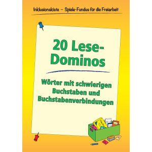 20 Lesedominos: Wörter mit schwierigen Buchstaben...