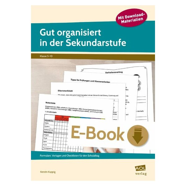 Gut organisiert in der Sekundarstufe