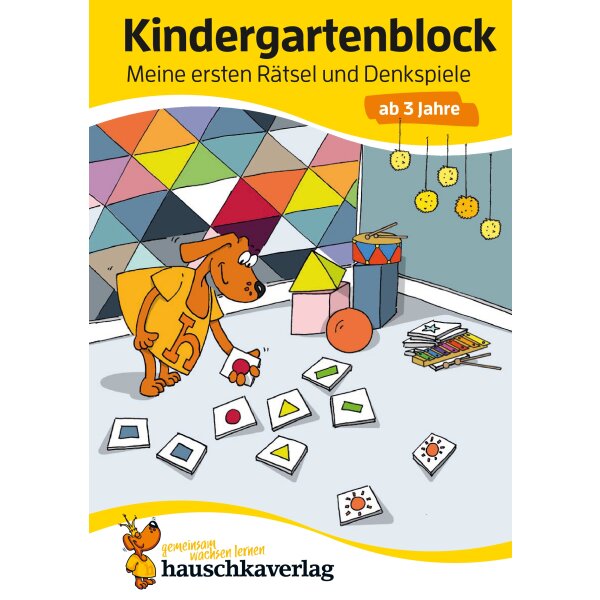 Kindergartenblock - Meine ersten Rätsel und Denkspiele ab 3 Jahre