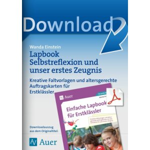 Lapbook Selbstreflexion und unser erstes Zeugnis