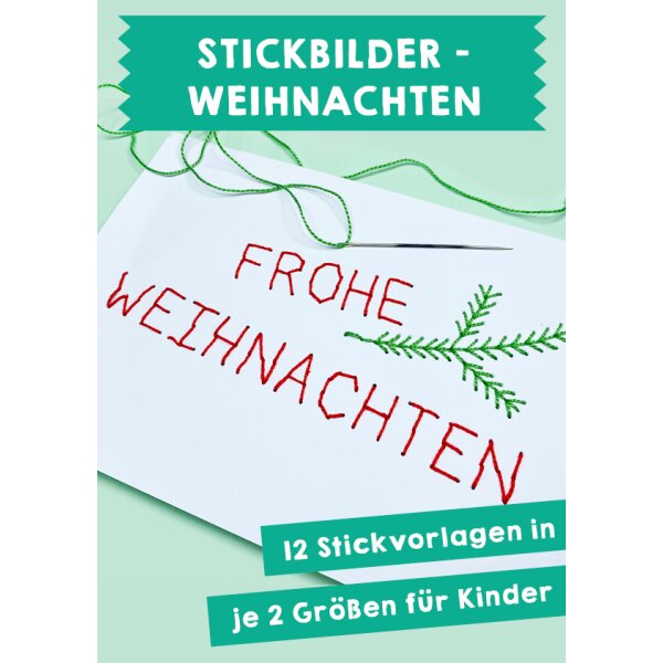 Weihnachten - Stickbilder