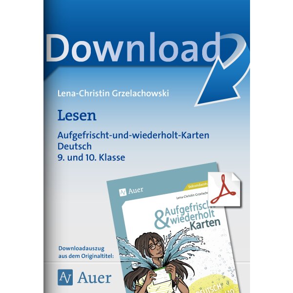 Lesen - Aufgefrischt und wiederholt  Klasse 9/10