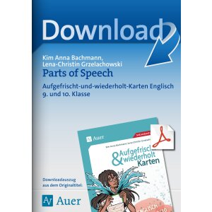 Parts of speech - Aufgefrischt und wiederholt Klasse 9/10