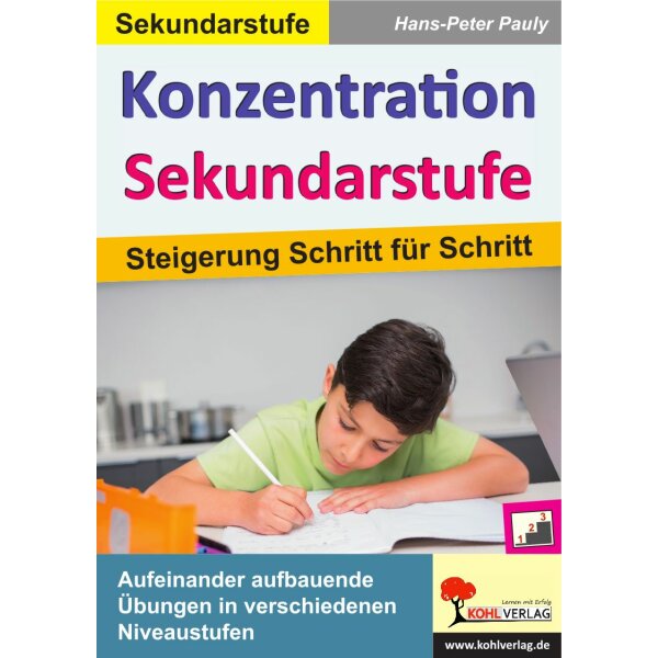 Konzentration Sekundarstufe