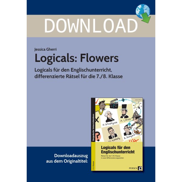 Flowers - Logicals für den Englischunterricht Kl. 7/8