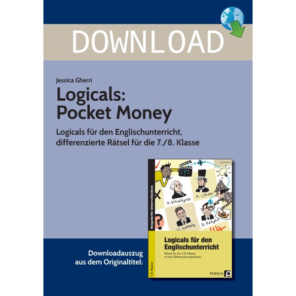 Pocket Money - Logicals für den Englischunterricht Kl. 7/8