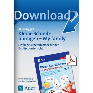 My family - Kleine Schreibübungen im...