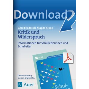 Kritik und Widerspruch - Schulleitung kompakt