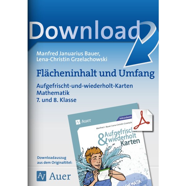 Flächeninhalt und Umfang - Aufgefrischt und wiederholt  Klasse 7/8