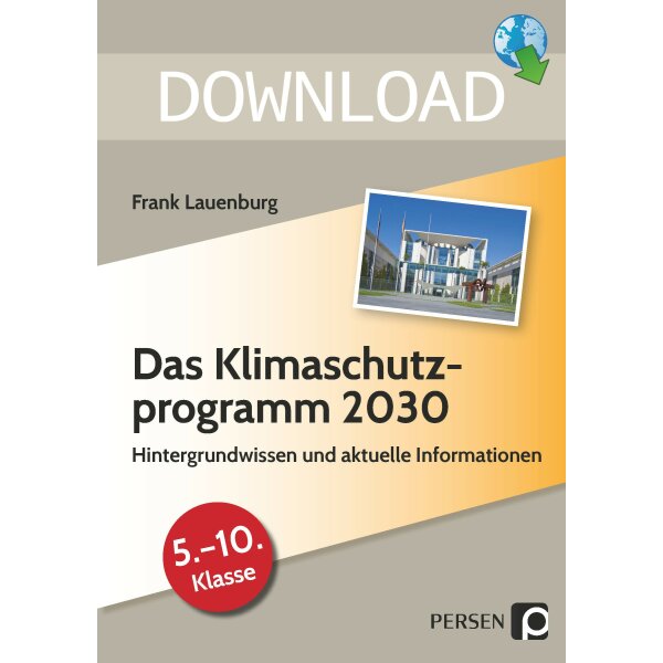 Das Klimaschutzprogramm 2030