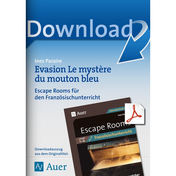 Le mystère du mounton bleu - Evasion für den Französischunterricht