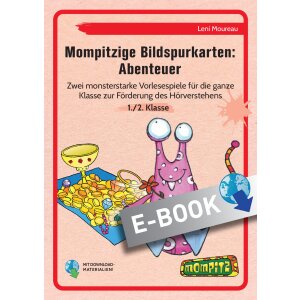 Mompitzige Bildspurkarten: 2 Abenteuer-Vorlesespiele