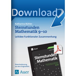 Leitidee Funktionaler Zusammenhang - 5 Sternstunden...
