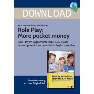Role play: More pocket money - Englisch Kl. 5/6