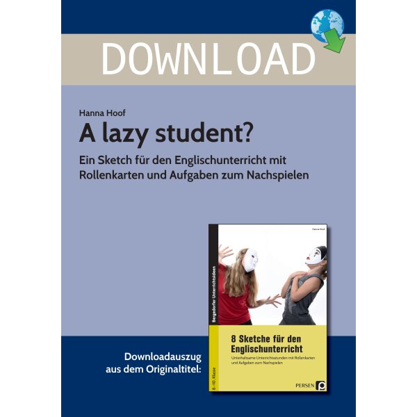 A lazy student? - Sketch für den Englischunterricht