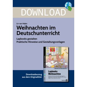 Lapbook Weihnachten im Deutschunterricht Klasse 5-7
