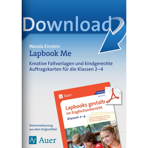 Lapbook Me gestalten im Englischunterricht