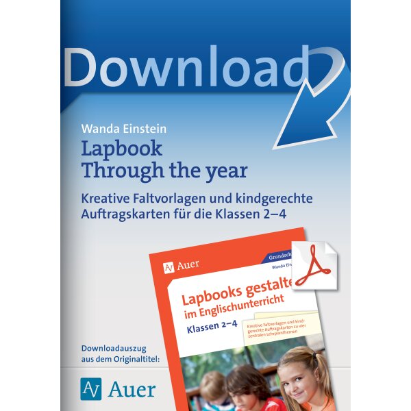 Lapbook Through the year gestalten im Englischunterricht