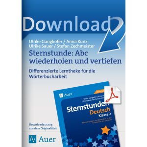 Sternstunde: ABC wiederholen und vertiefen - Sternstunde...