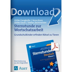 Sternstunde zur Wortschatzarbeit - Sternstunde Deutsch