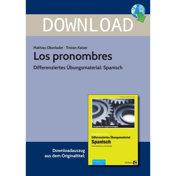 Los pronombres - Differenziertes Übungsmaterial: Spanisch