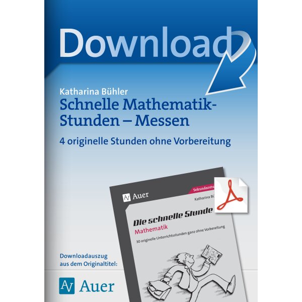 4 schnelle Mathematik-Stunden - Thema Messen