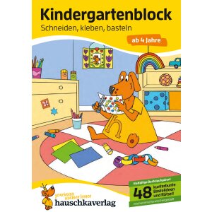Kindergartenblock - Schneiden, kleben, basteln