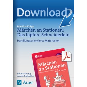 Märchen an Stationen: Das tapfere Schneiderlein