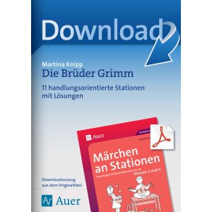 Märchen an Stationen: Die Brüder Grimm
