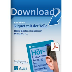 Riquet mit der Tolle - Hörkompetenz Französisch...