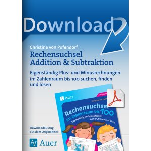 Rechensuchsel zur Addition und Subtraktion