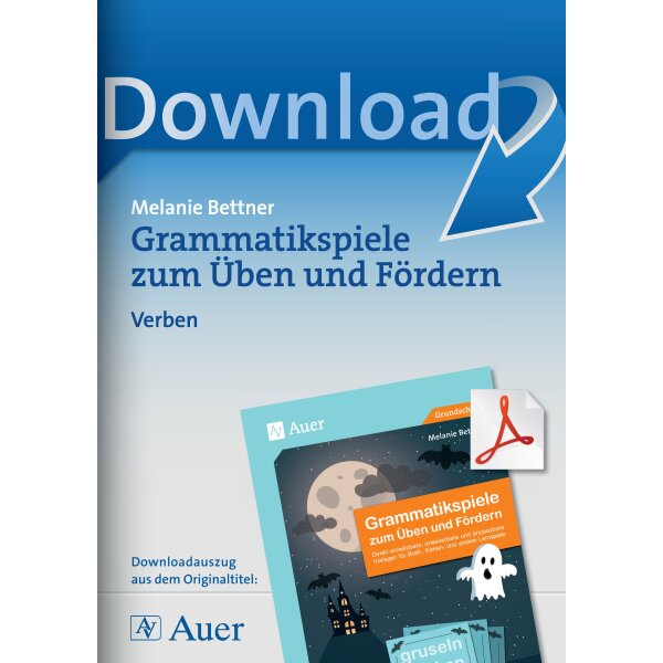 Grammatikspiele zum Üben und Fördern - Verben