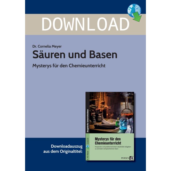 Säuren und Basen - Mysterys für den Chemieunterricht