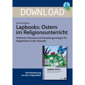 Lapbook Ostern im Religionsunterricht Klasse 1-4