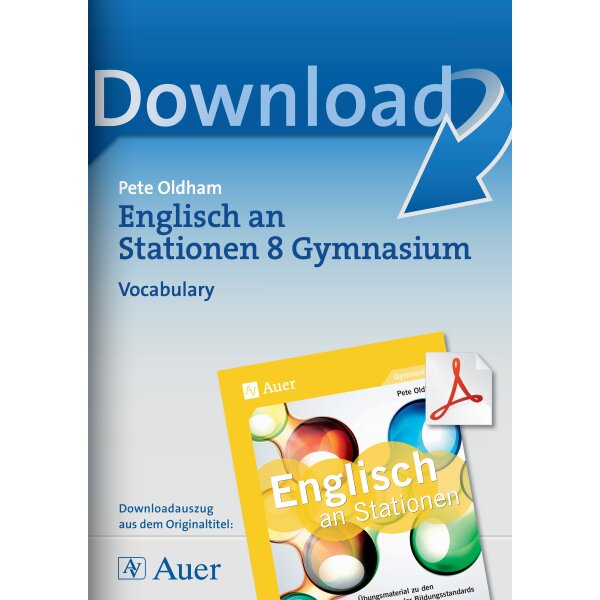 Vocabulary: Englisch an Stationen am Gymnasium Kl. 8