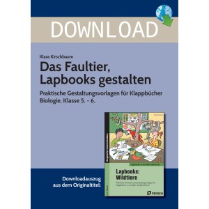 Das Faultier - Lapbooks gestalten Klasse 5/6