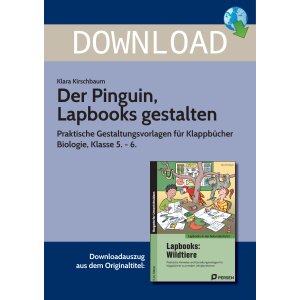 Der Pinguin - Lapbook gestalten Klasse 5/6