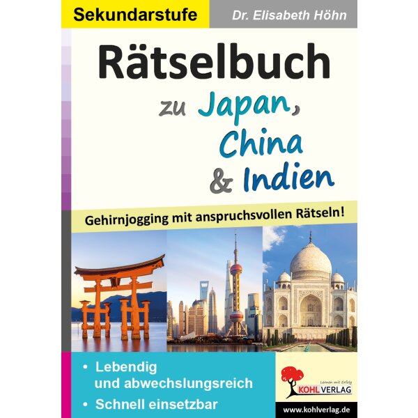 Rätselbuch zu Japan, China und Indien