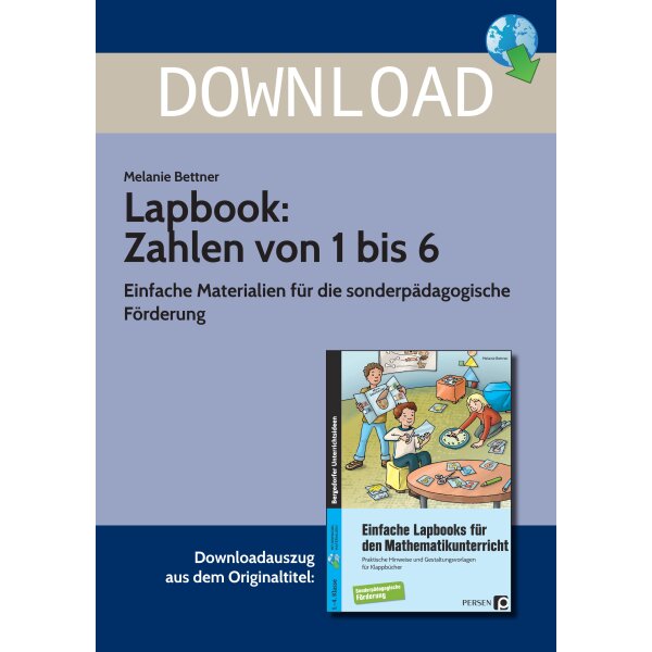 Einfaches Lapbook: Zahlen 1 bis 6