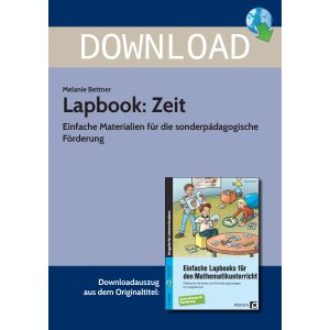 Einfaches Lapbook: Zeit