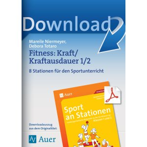 Fitness: Kraft/Ausdauer - Sport an Stationen Kl. 1/2