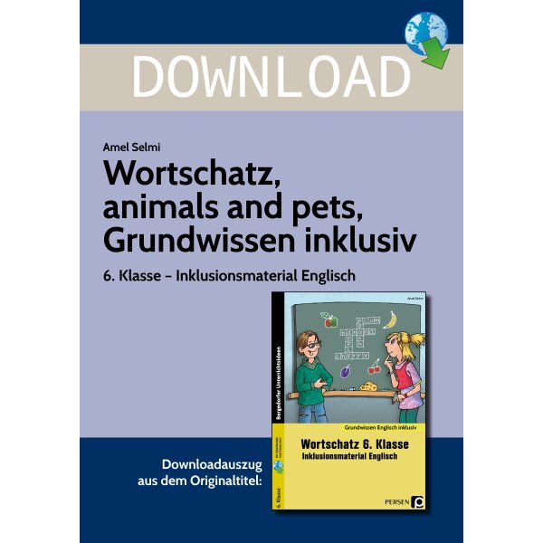 Wortschatz: Animals and pets - Grundwissen inklusiv Kl. 6
