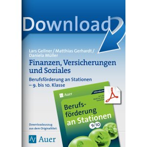 Finanzen, Versicherungen, Soziales - Berufsförderung...