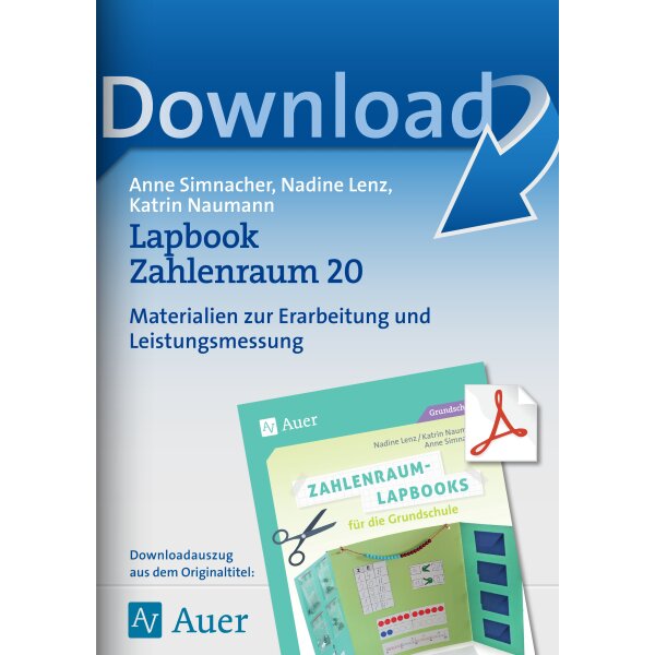 Lapbook zum Zahlenraum bis 20