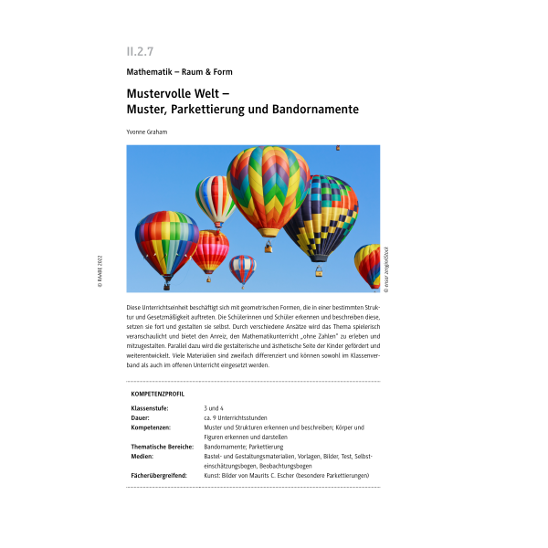 Muster, Parkettierung und Bandornamente