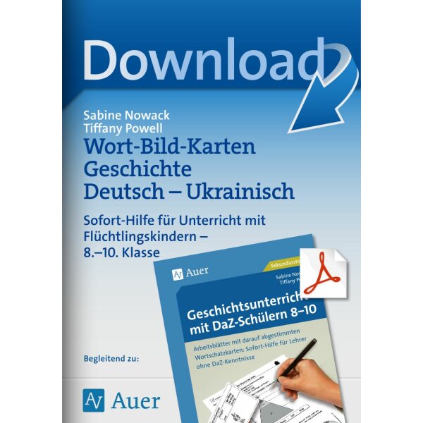 Wort-Bild-Karten Geschichte Deutsch - Ukrainisch Kl. 8-10