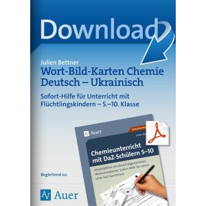Wort-Bild-Karten Chemie Deutsch - Ukrainisch Kl. 5-10